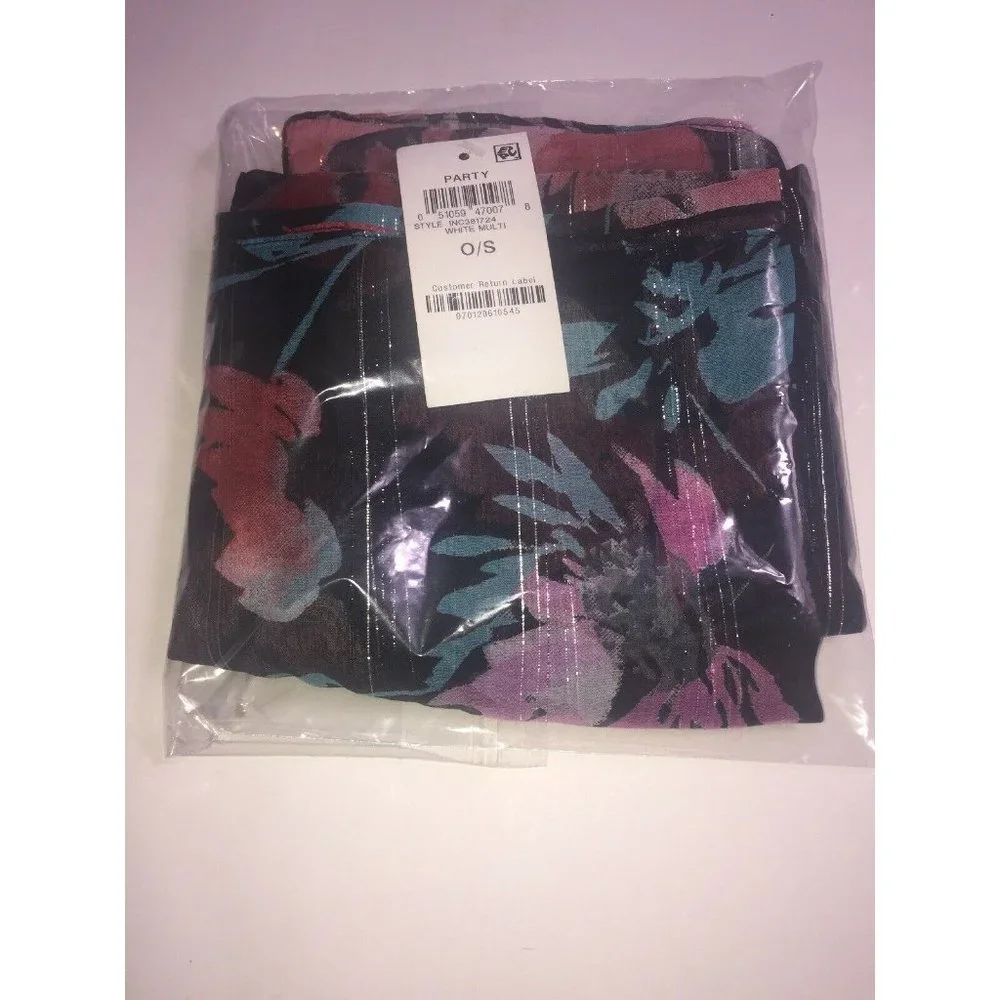 Inc International Concepts Metallic Floral Wrap